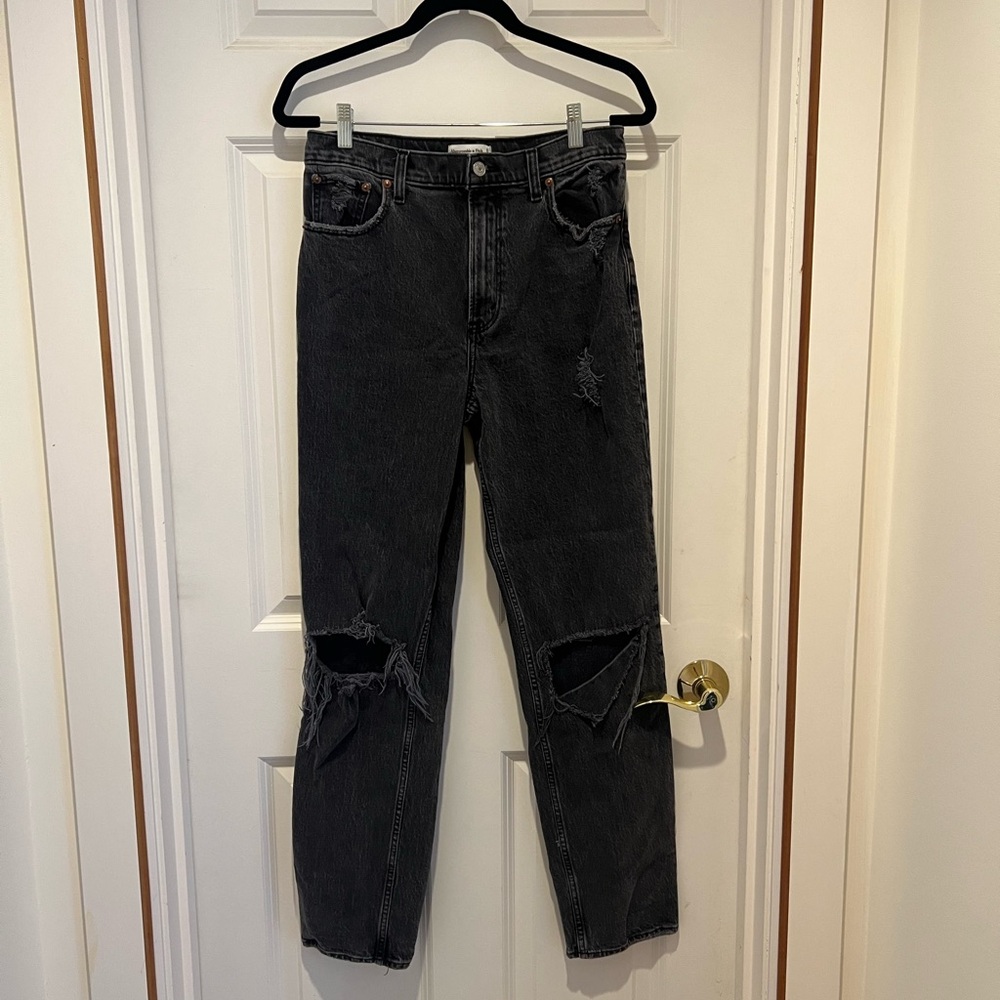 Abercrombie 90s Straight Ultra High Rise